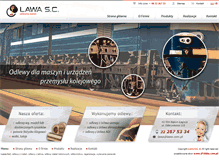 Tablet Screenshot of lawa.com.pl